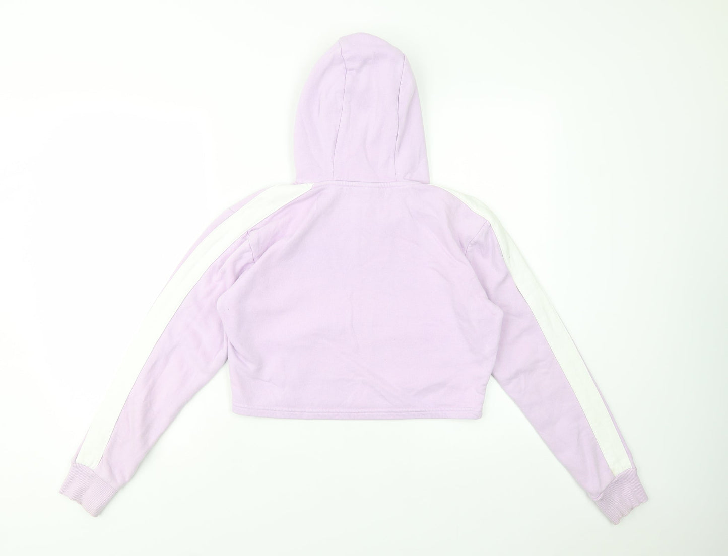 ellesse Womens Purple  Cotton Pullover Hoodie Size 8  Pullover - Cropped