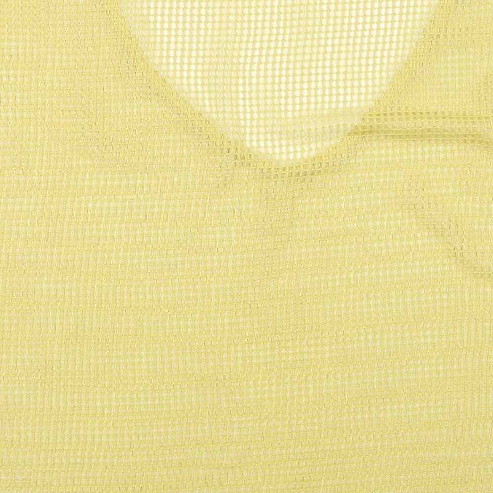 NEXT Womens Yellow Polyester Basic Blouse Size 8 V-Neck