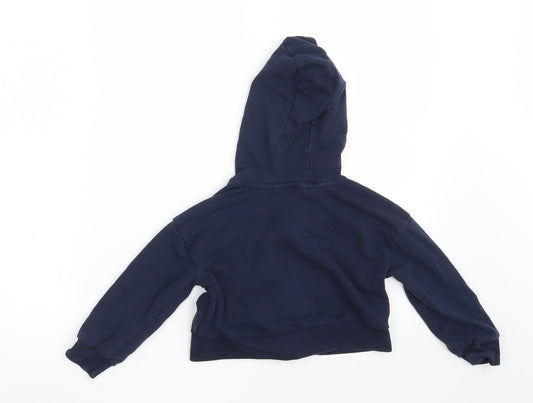 George Girls Blue Jacket Size 5-6 Years Zip