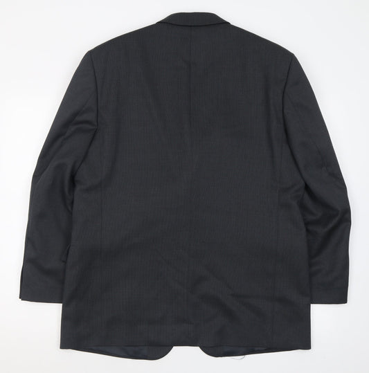 Scott & Taylor Mens Grey Wool Jacket Suit Jacket Size 42