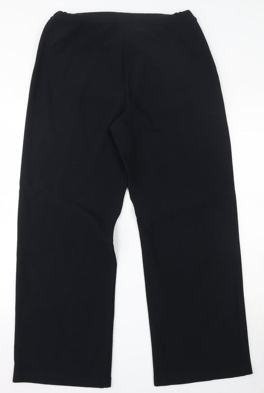 Dunnes Stores Womens Blue Polyester Trousers Size 14 L29 in Regular