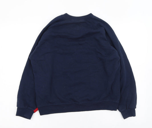 Gola Boys Blue Polyester Pullover Sweatshirt Size 11-12 Years Pullover