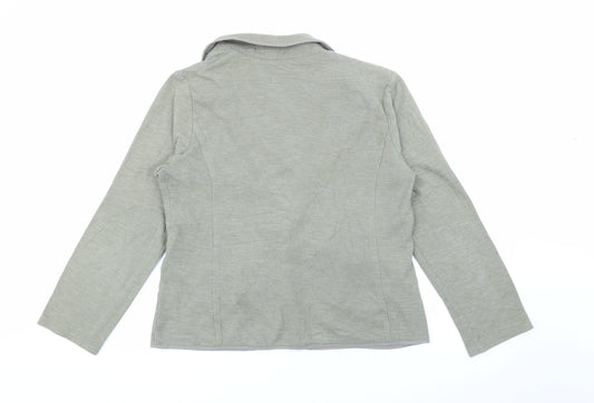 New Look Womens Green Jacket Size 14 Button