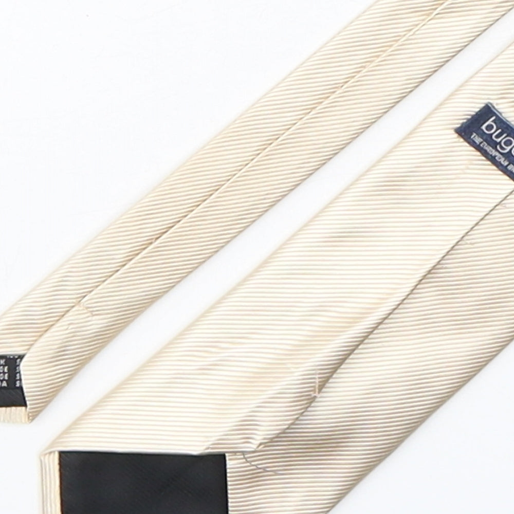 Bugatti Mens Gold Silk Pointed Tie One Size