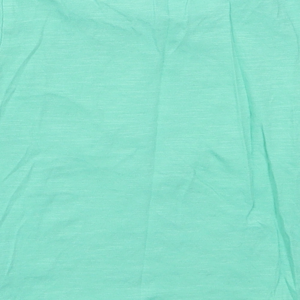 Matalan Boys Green Cotton Basic T-Shirt Size 12-18 Months Crew Neck Pullover - Cool Like Daddy