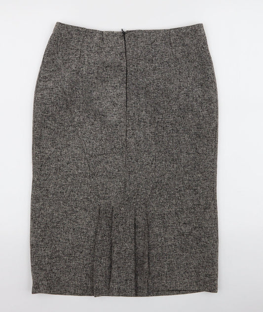 Gerard Womens Beige Polyester A-Line Skirt Size 10 Zip