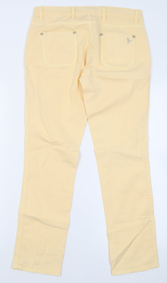 MiH Jeans Womens Orange Cotton Cropped Jeans Size 28 L28 in Regular Button