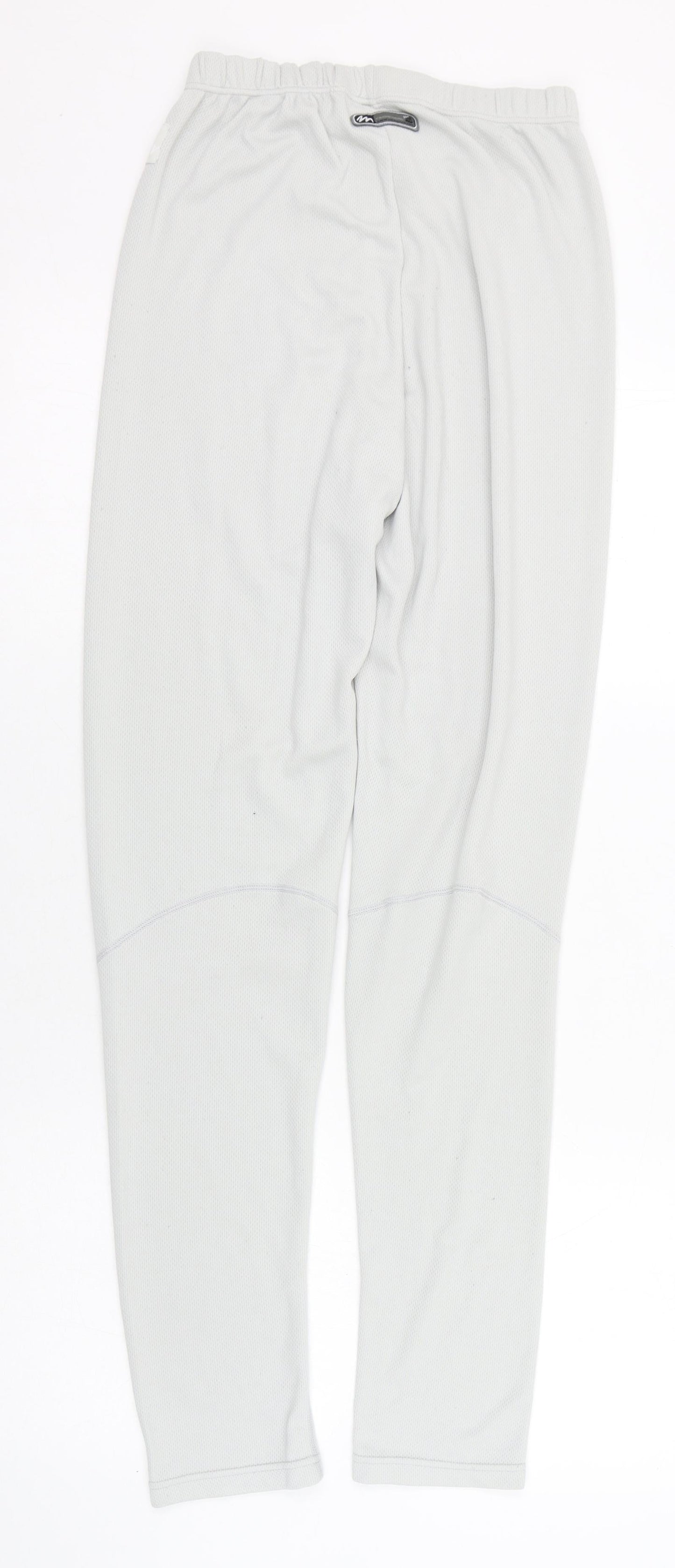 DECATHLON Mens Grey Polyester Jogger Trousers Size M L30 in Regular - Underwear