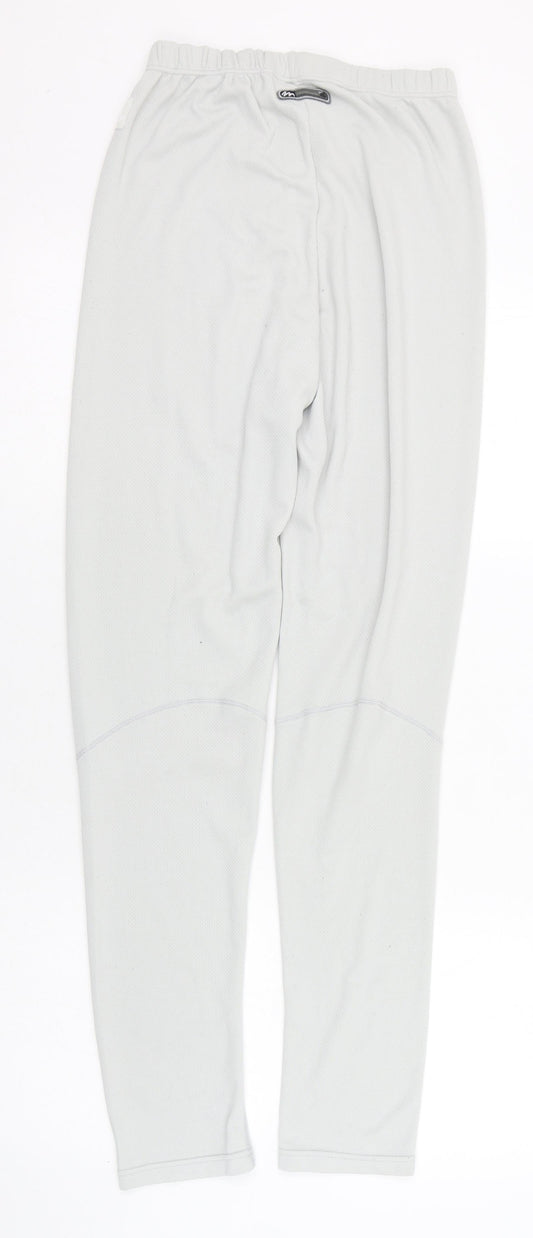 DECATHLON Mens Grey  Polyester Jogger Trousers Size M L30 in Regular  - Underwear