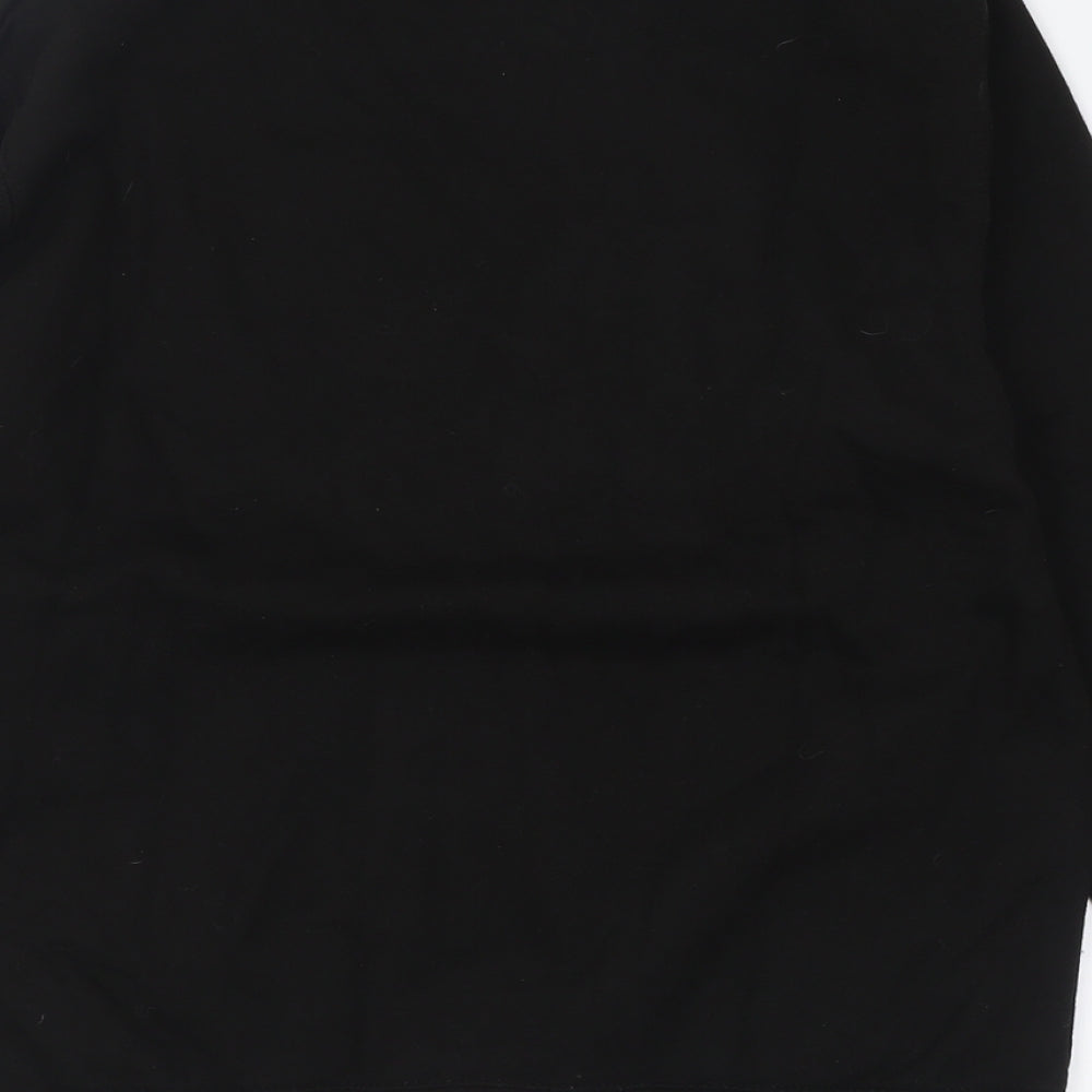 Just Hoods Mens Black Cotton Pullover Sweatshirt Size M - rule your district
