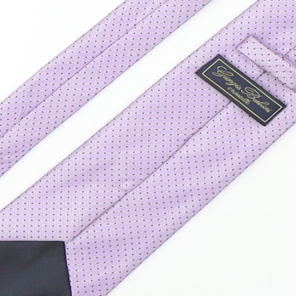 Giorgia Banleri Mens Multicoloured Polka Dot Microfibre Pointed Tie One Size