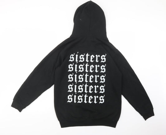 Uneek Womens Black Polyester Full Zip Hoodie Size S Zip - Sisters