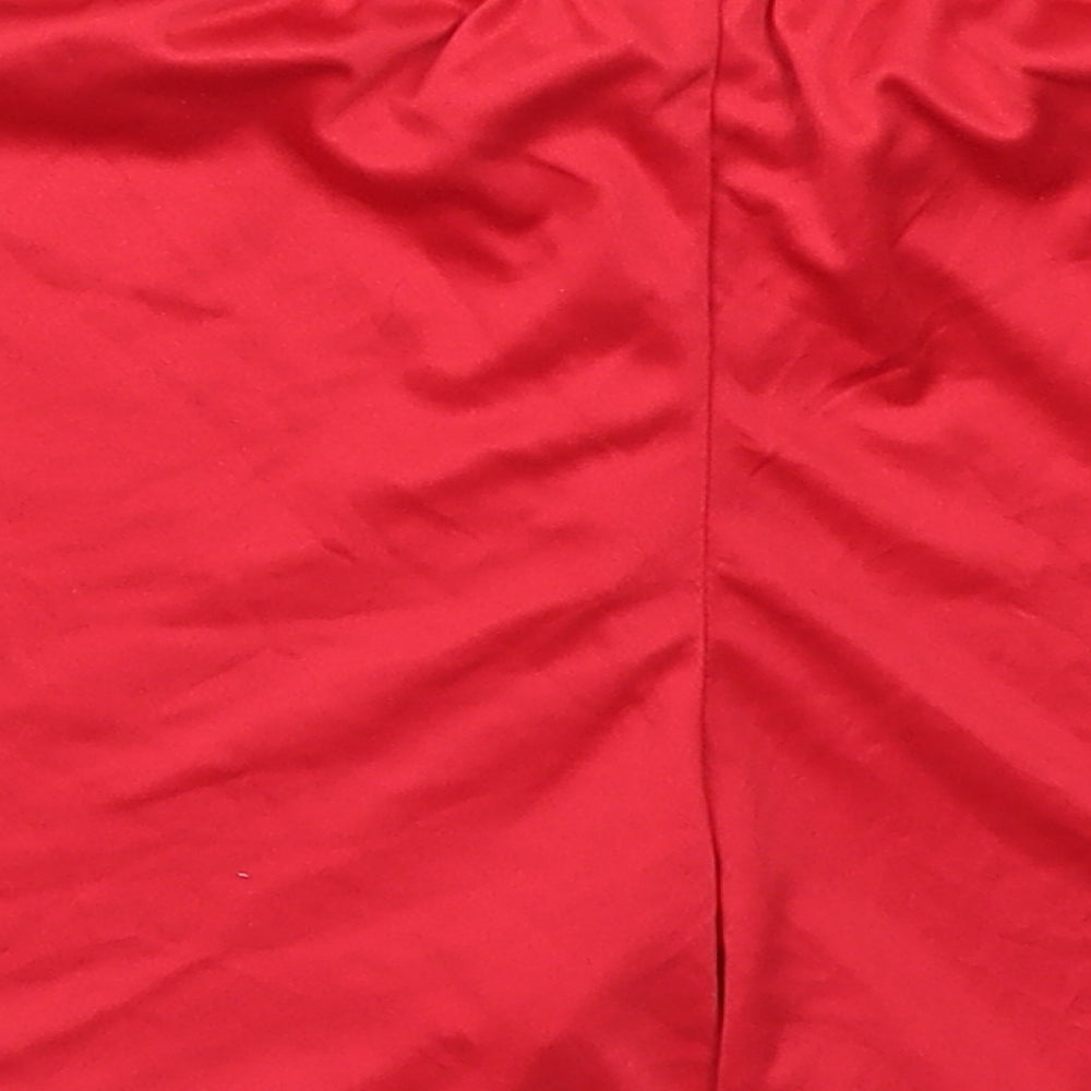 O'Neills Boys Red Polyester Sweat Shorts Size 10-11 Years Regular Drawstring