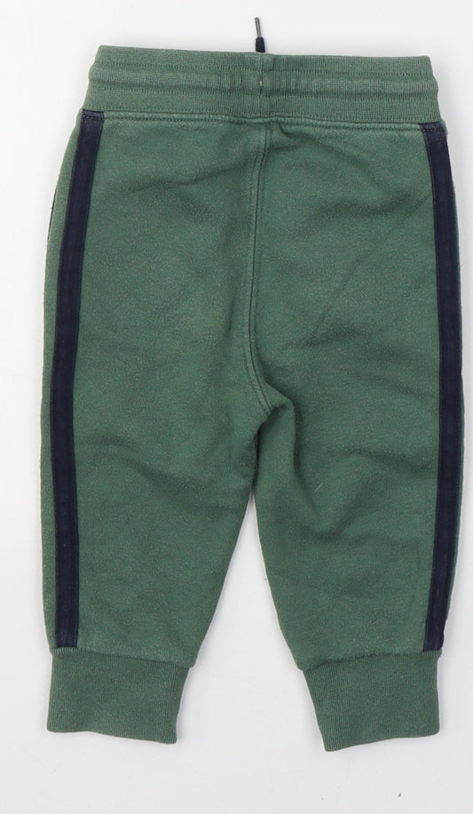 Gap Baby Green Cotton Sweatpants Leggings Size 12-18 Months Pullover
