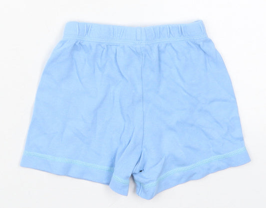 George Boys Blue Cotton Sweatpants Trousers Size 18-24 Months - Sweat Shorts