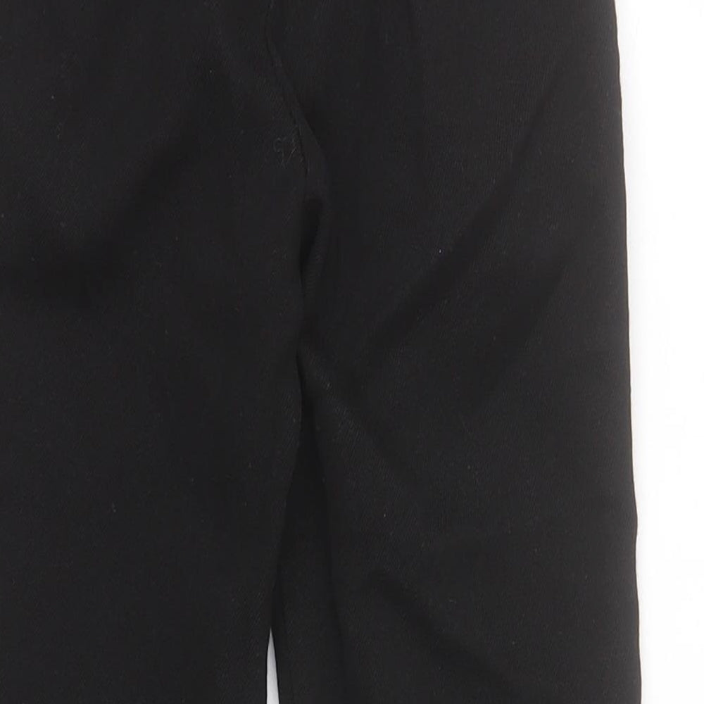 F&F Boys Black Polyester Dress Pants Trousers Size 3-4 Years Regular Pullover - School