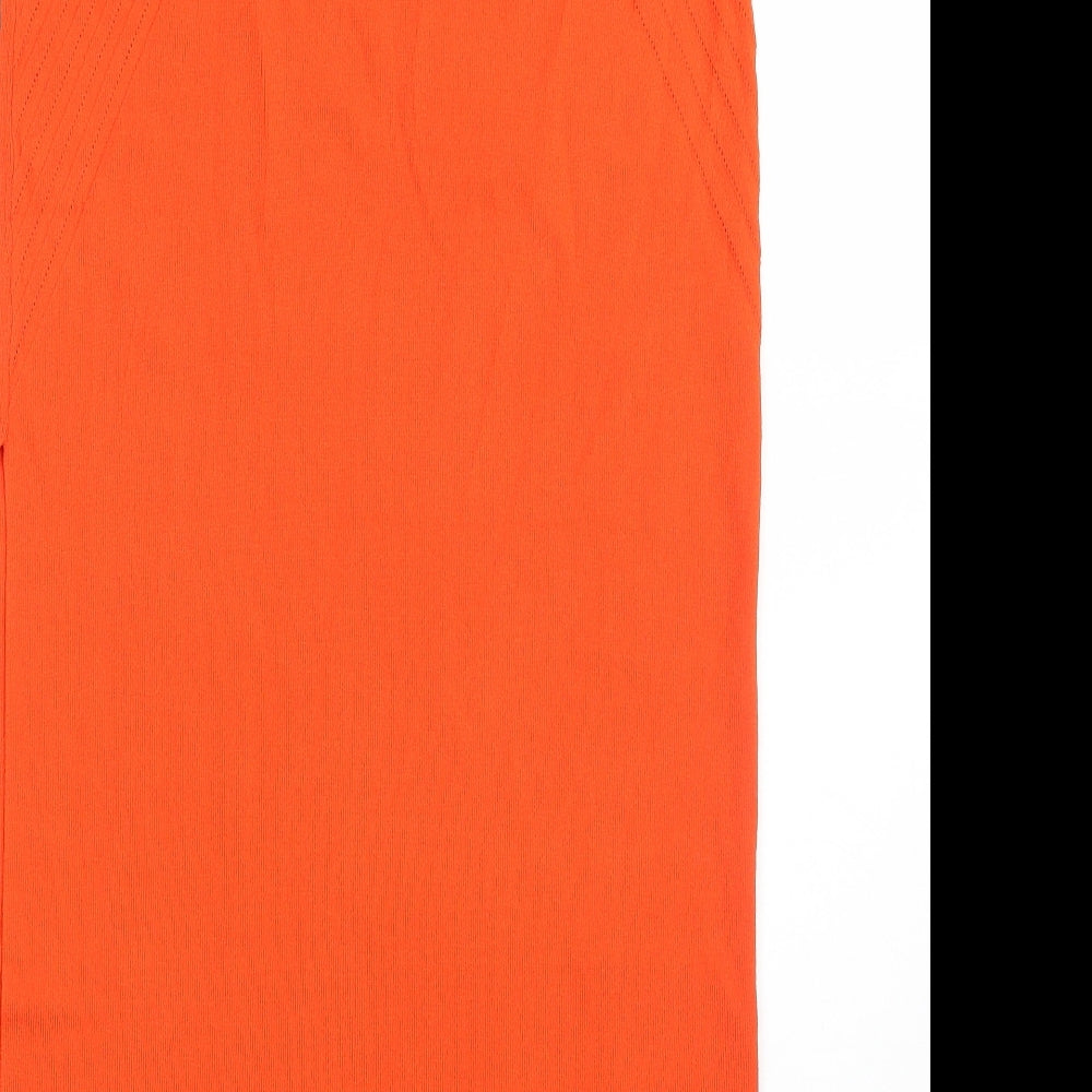 River Island Womens Red Viscose Straight & Pencil Skirt Size 16