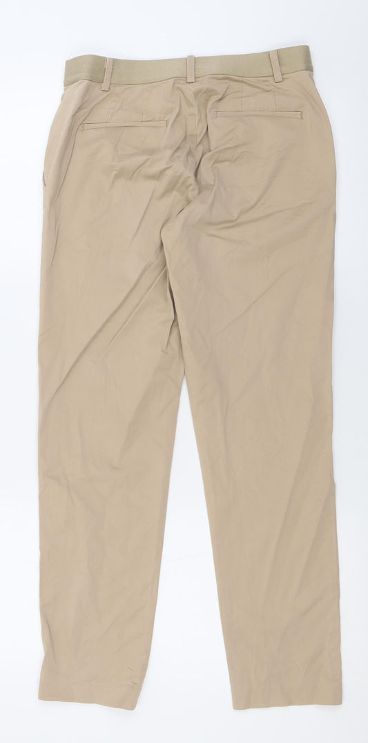 Uniqlo Womens Beige Cotton Jegging Trousers Size 26 in L26 in Regular