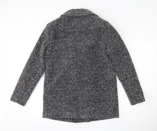 New Look Womens Grey Jacket Size 10 Zip