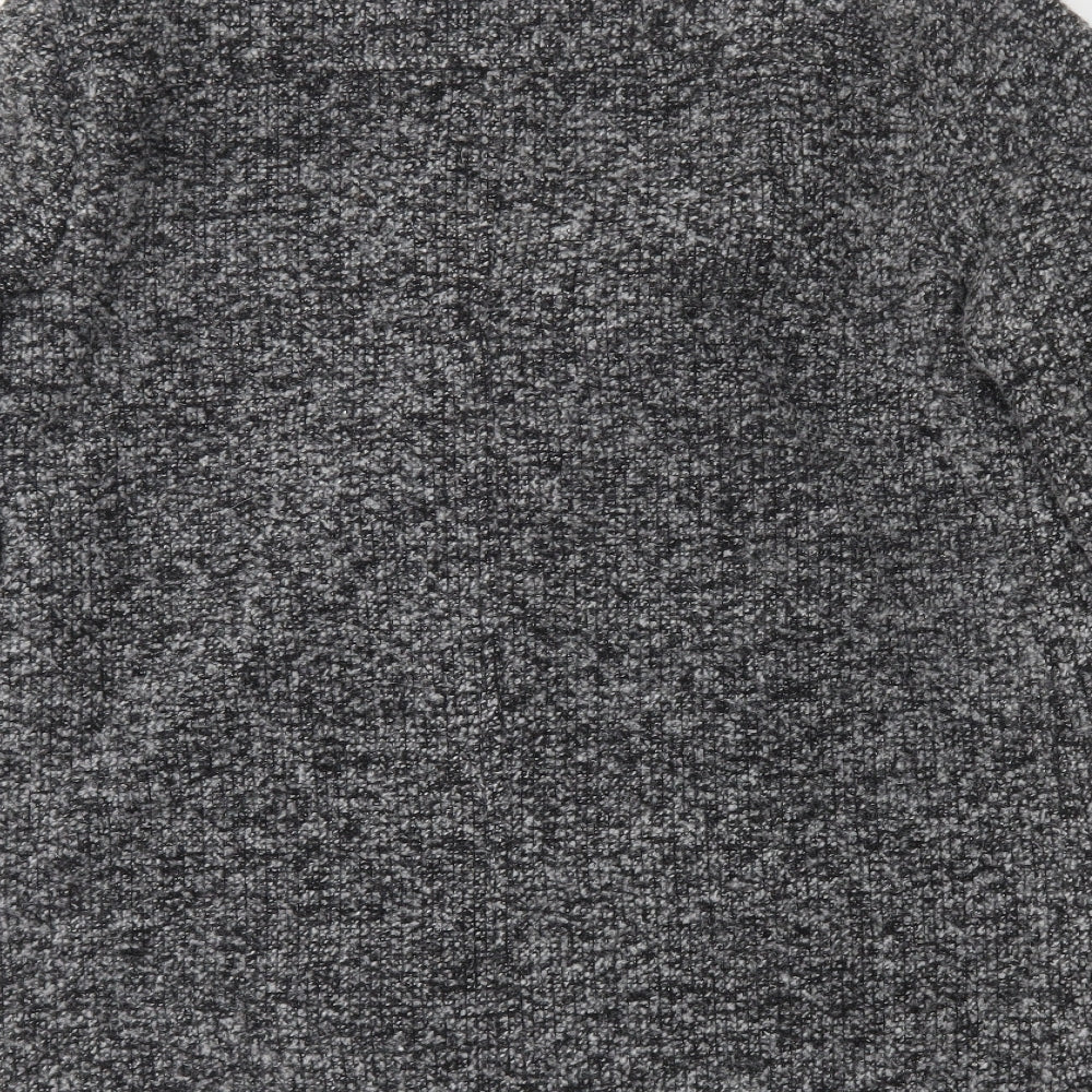 New Look Womens Grey Jacket Size 10 Zip