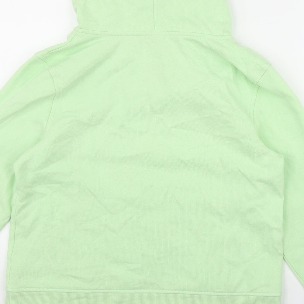 Amazon Womens Green Cotton Pullover Hoodie Size S