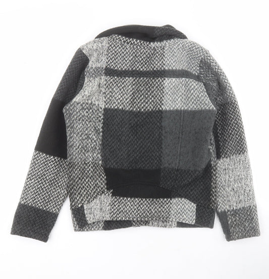 NEXT Girls Grey Jacket Coat Zip
