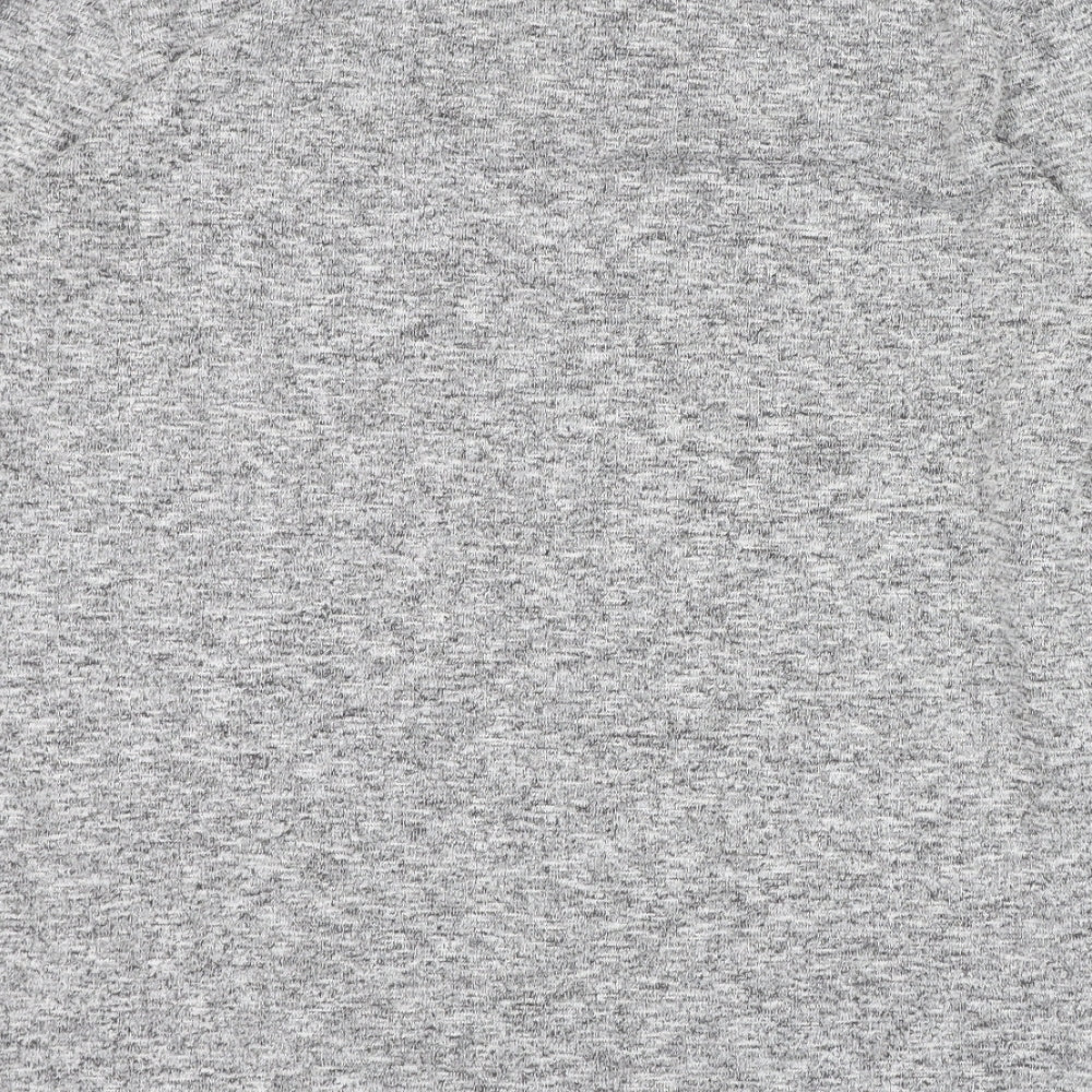 New Look Mens Grey Round Neck Polyester Pullover Jumper Size L