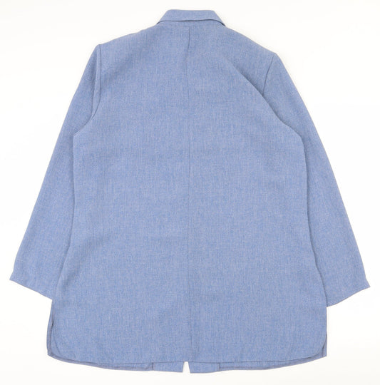 Bonmarché Womens Blue Jacket Size 18 Button