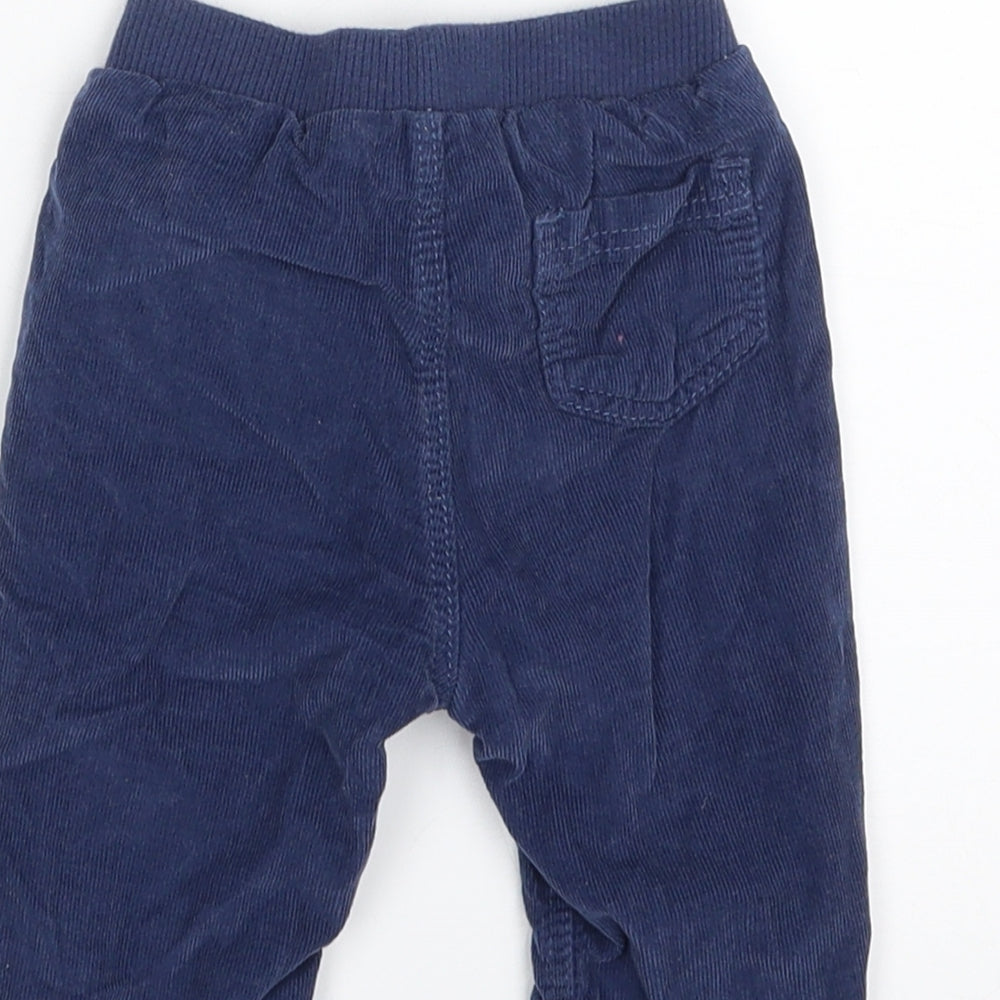 Marks and Spencer Baby Blue 100% Cotton Cropped Leggings Size 3-6 Months
