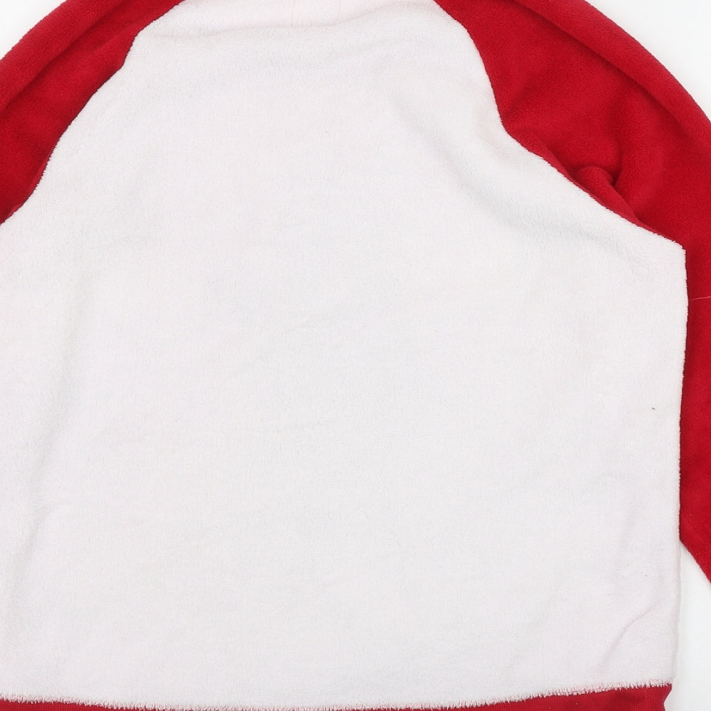 Primark Womens Red Solid Polyester Top Pyjama Top Size M - Mickey Mouse
