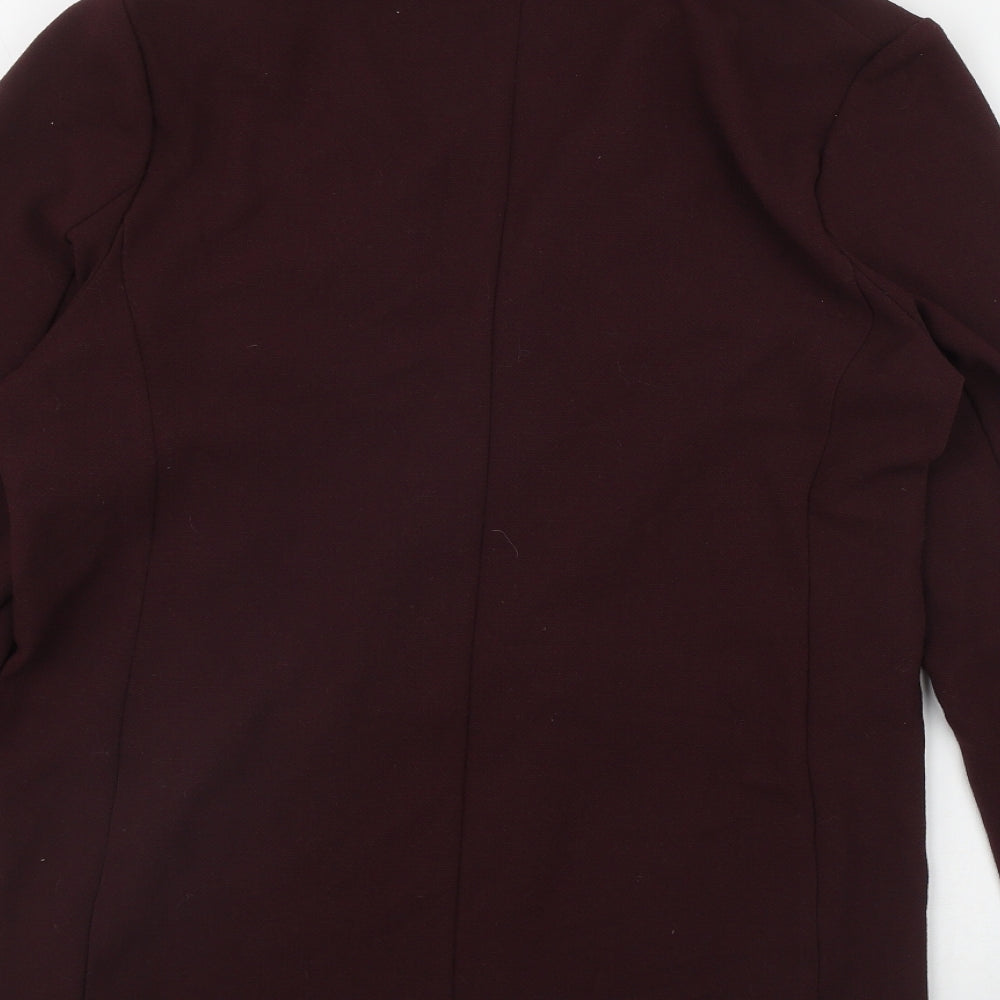 Marks and Spencer Womens Red Jacket Blazer Size 14