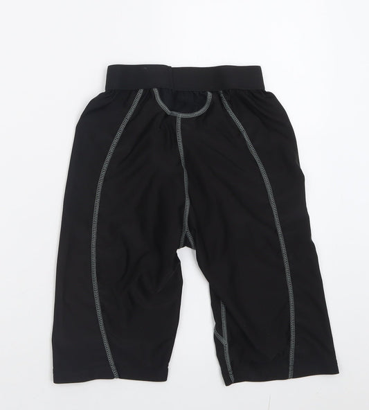 Preworn Mens Black Polyamide Sweat Shorts Size M L9 in Regular