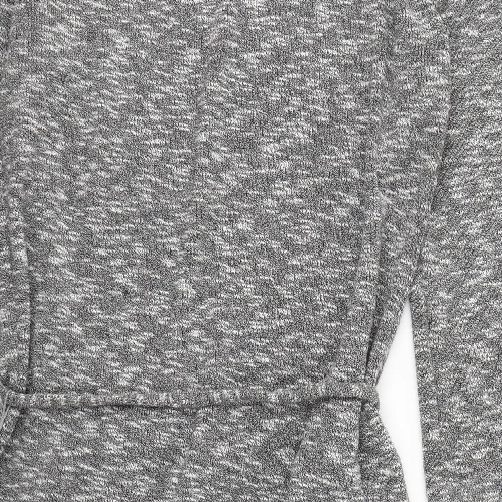 Hear House Music Womens Grey Acrylic Jumper Dress Size S Round Neck Pullover