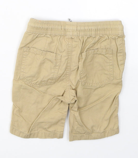 Blue Zoo Boys Beige Cotton Capri Trousers Size 12-18 Months Pullover