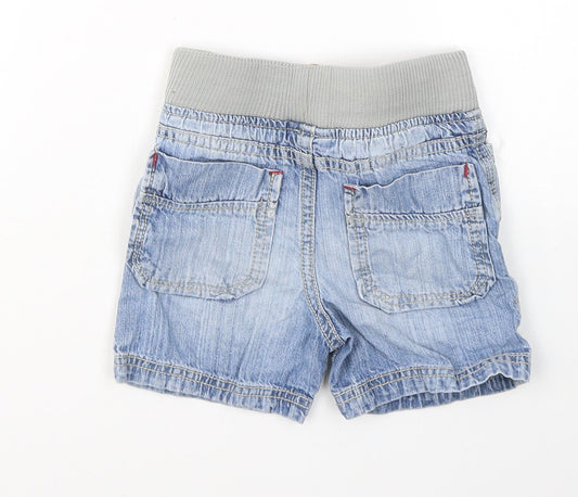 Urban Rascals Baby Blue Cotton Cropped Jeans Size 18-24 Months Pullover