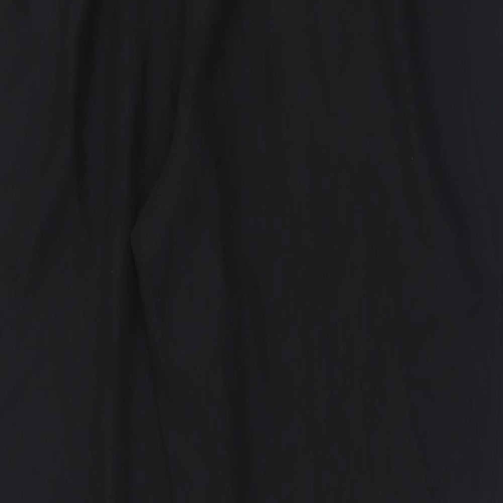 Hamells Womens Black Polyester Trousers Size 16 L30 in Regular
