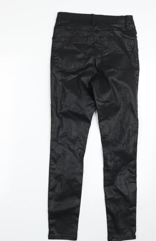 ASOS Womens Black Cotton Skinny Jeans Size 26 in L27 in Slim Zip