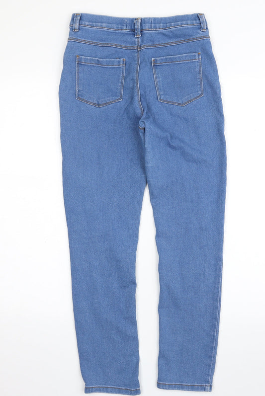 Denim & Co. Girls Blue Cotton Jegging Jeans Size 12-13 Years Slim