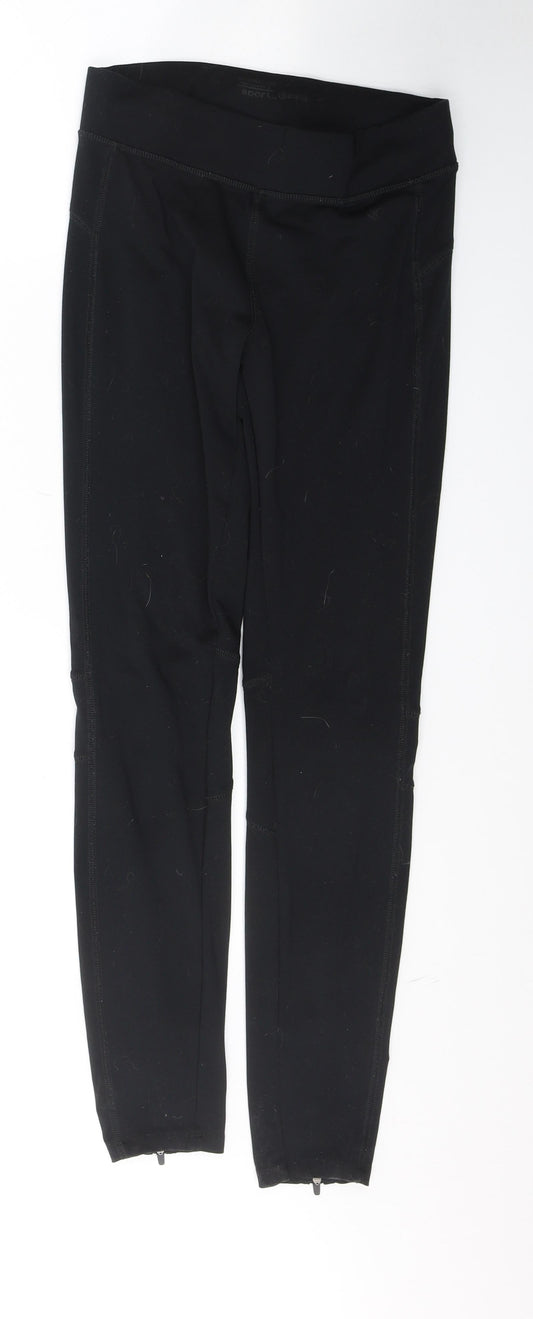Dunnes Stores Womens Black Polyester Jegging Leggings Size 10 L28 in