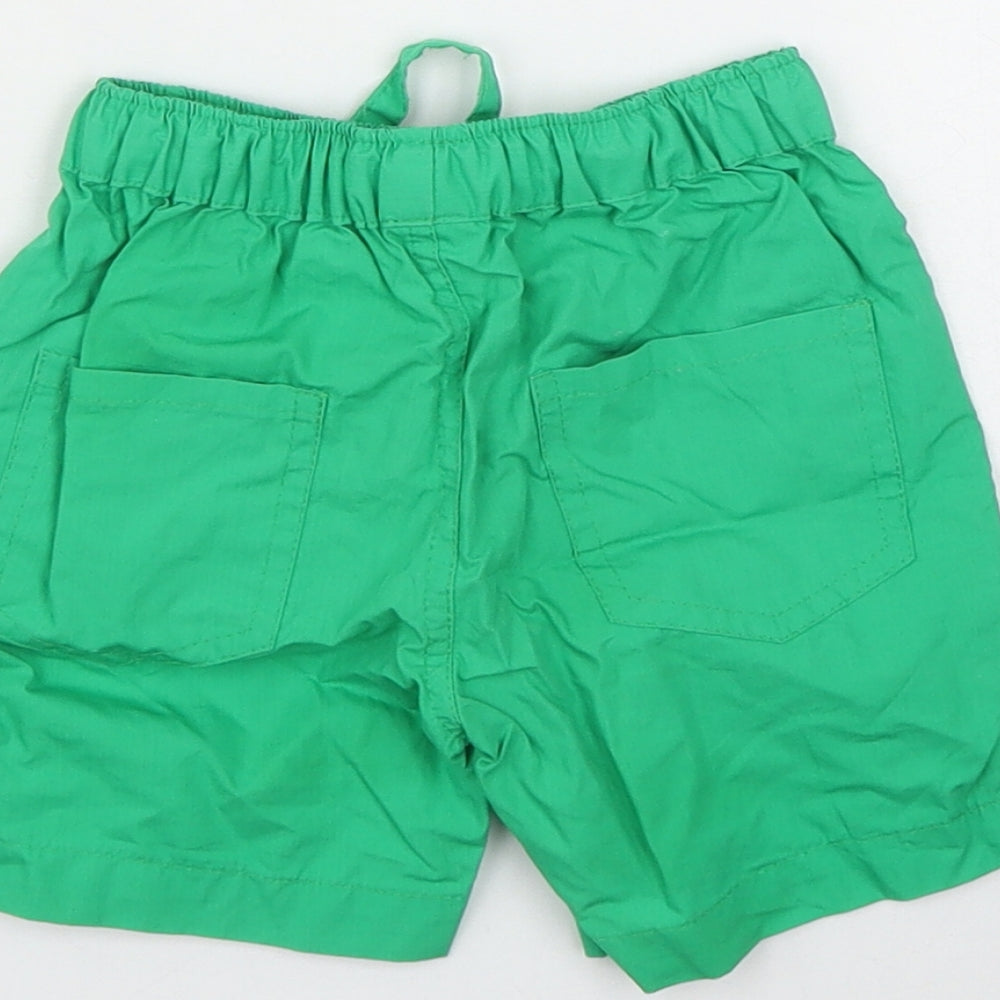 Toffy House Boys Green Cotton Capri Trousers Size 9-12 Months