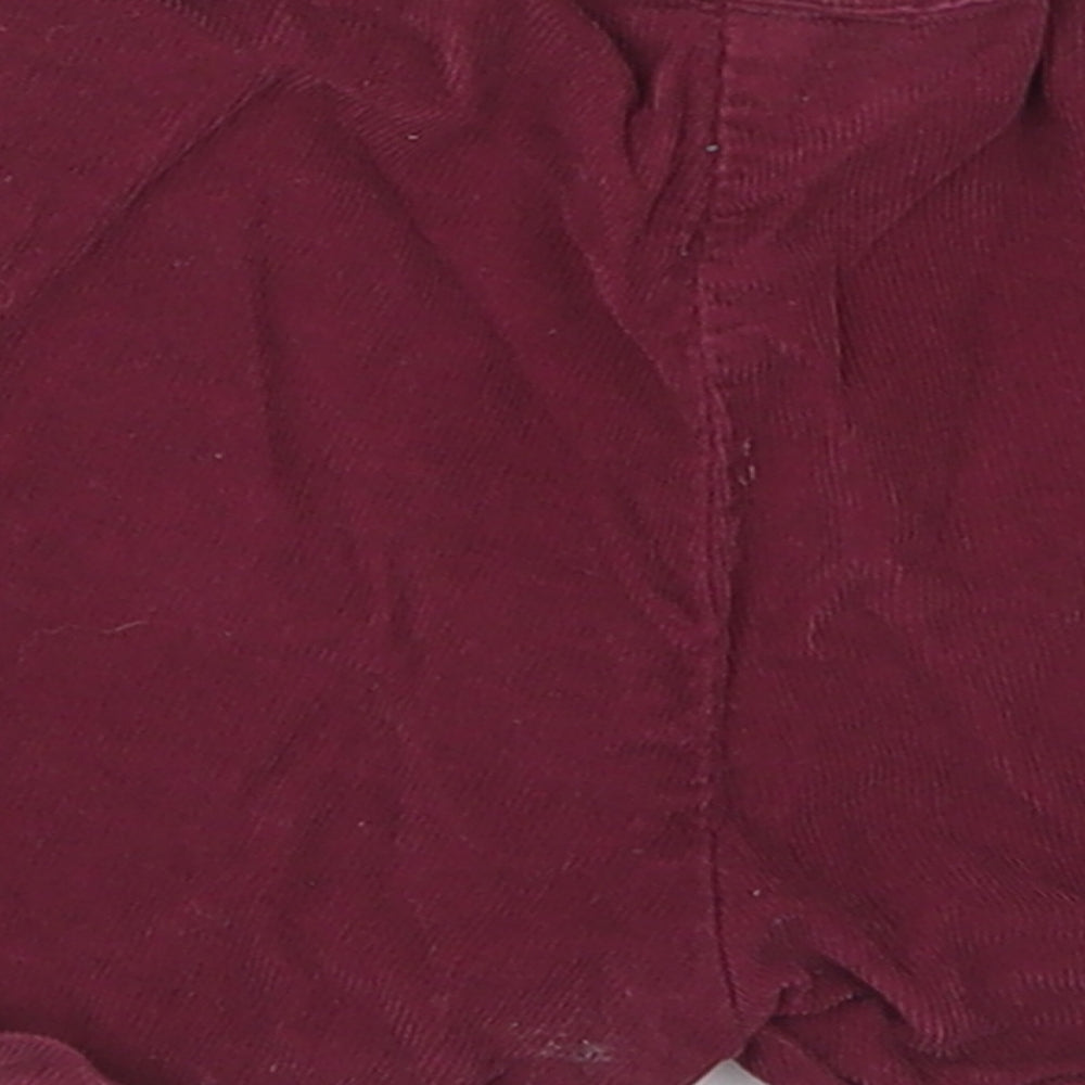 Hullabaloo Girls Purple Cotton Mom Shorts Size 4-5 Years Regular