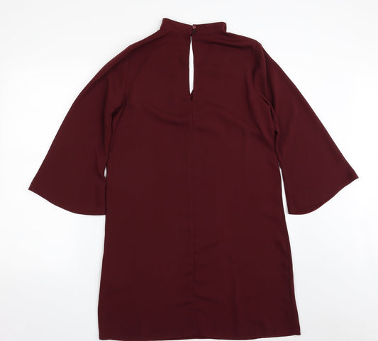Papaya Womens Red Polyester Shift Size 12 Halter Pullover