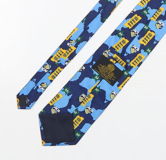 Toye, Kenning & Spencer Mens Multicoloured Geometric Polyester Pointed Tie One Size - England Australia Pakistan Cricket
