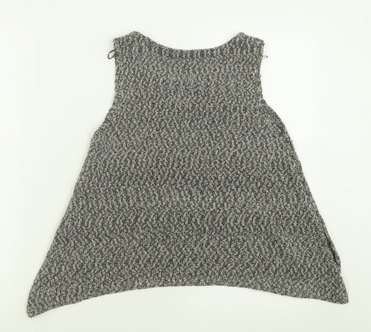 NEXT Womens Multicoloured Cotton Basic Tank Size 10 Crew Neck