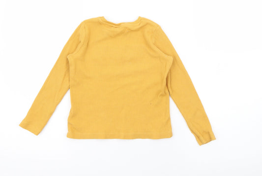 name it Boys Yellow Cotton Pullover T-Shirt Size 2-3 Years Crew Neck - Vancouver