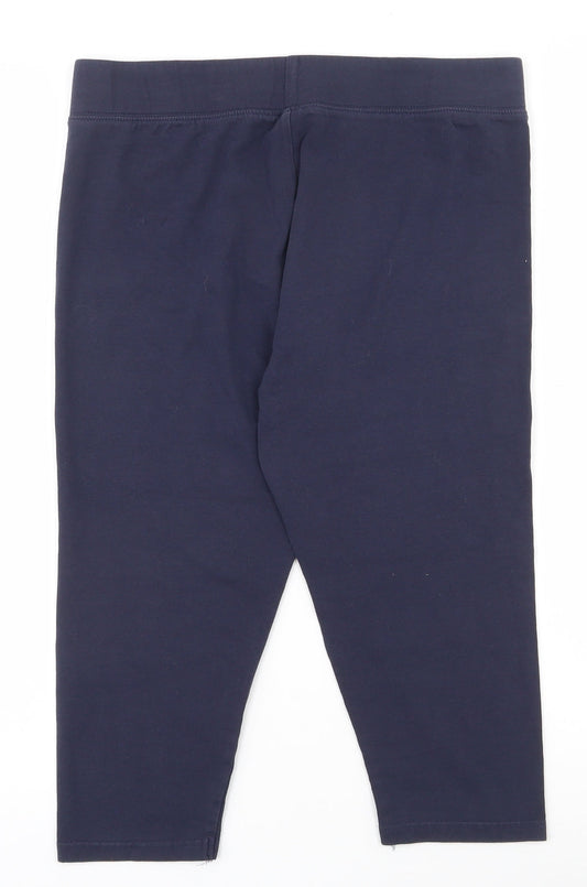 Dunnes Stores Womens Blue Cork Compression Shorts Size M L18 in Regular Pull On