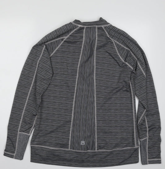 Avalanche Womens Grey Polyester Pullover Sweatshirt Size L Pullover - Activewear