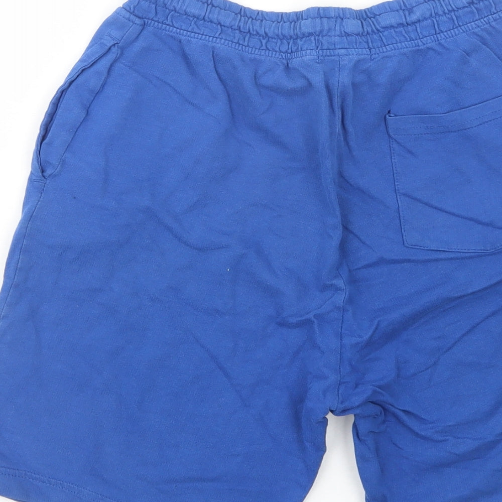 Pep & Co Boys Blue Cotton Sweat Shorts Size 11-12 Years Regular