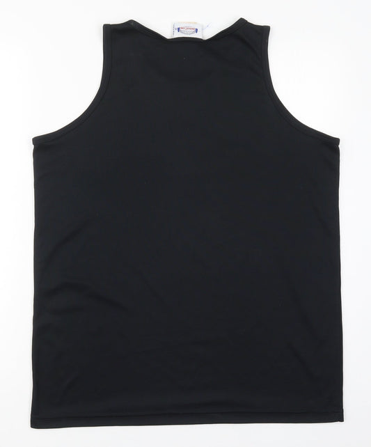 Bridge Climb Mens Black Polyester T-Shirt Size M Round Neck - Bridge Climb Sydney Australia