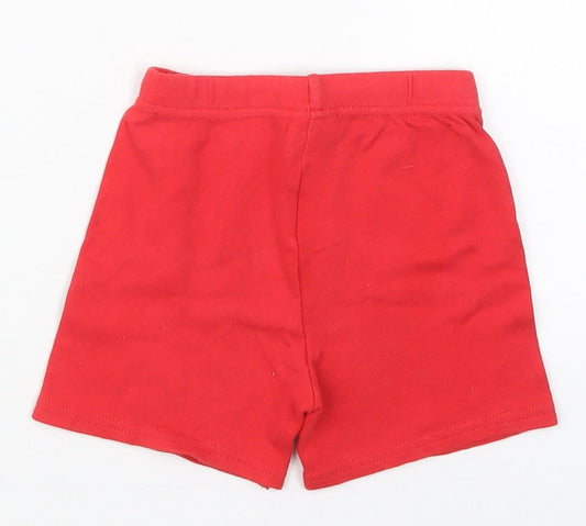 LFC Boys Red Cotton Sweatpants Trousers Size 12-18 Months - LFC Sweat Shorts